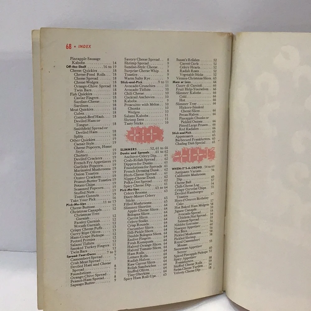 1958 Good Housekeeping appetizer recipe booklet